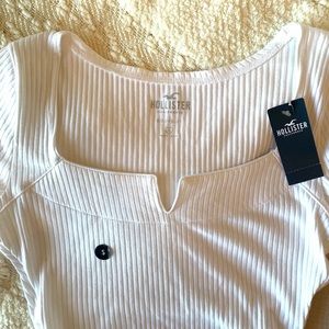 White Hollister Bodysuit